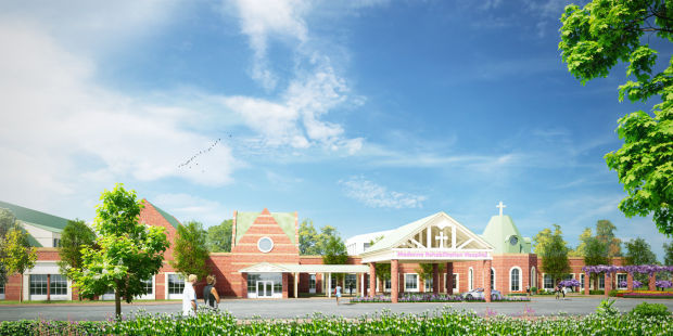 Rendering of the Madonna Rehabilitation Hospitals Omaha campus