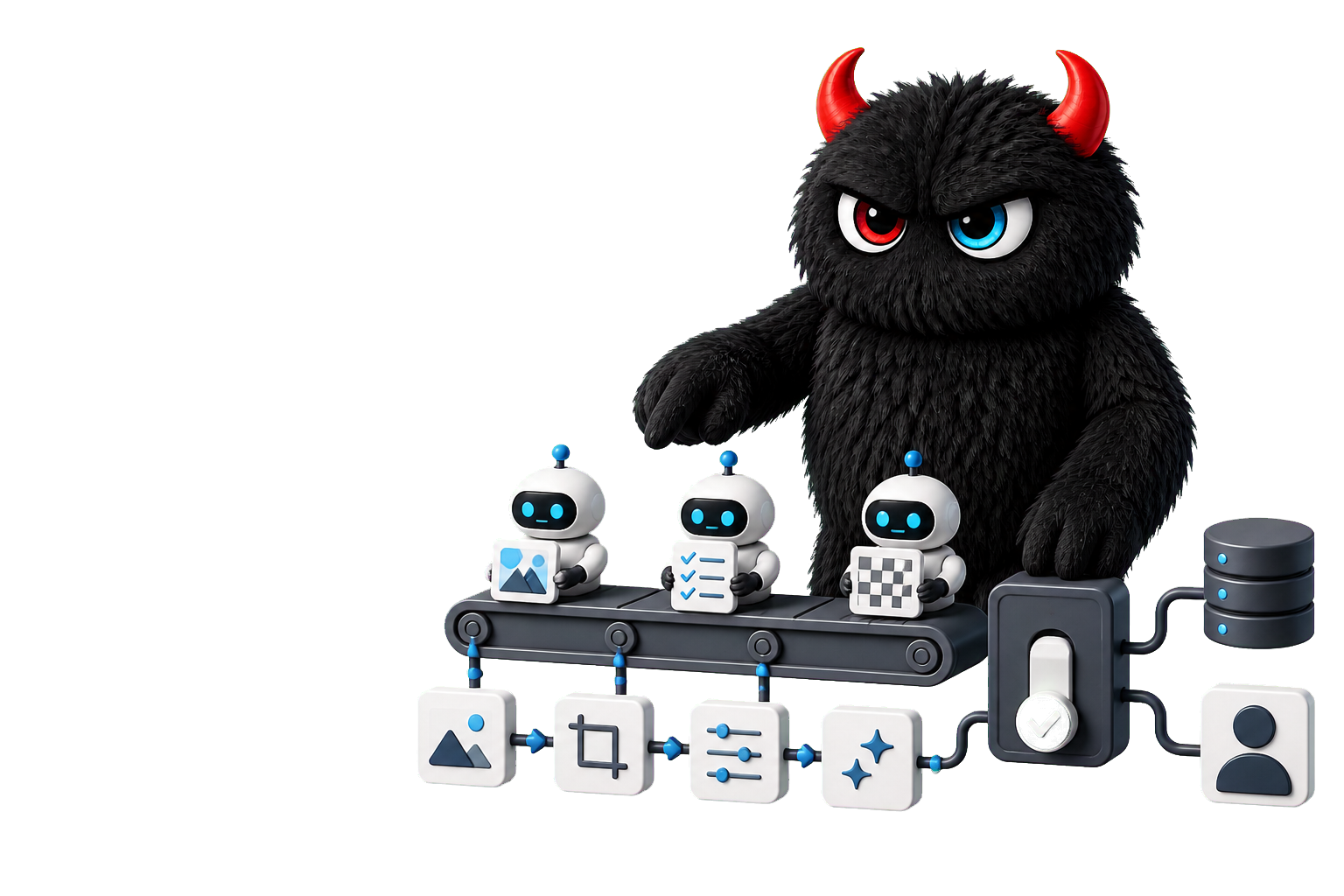MMG monster illustrating AI Agents