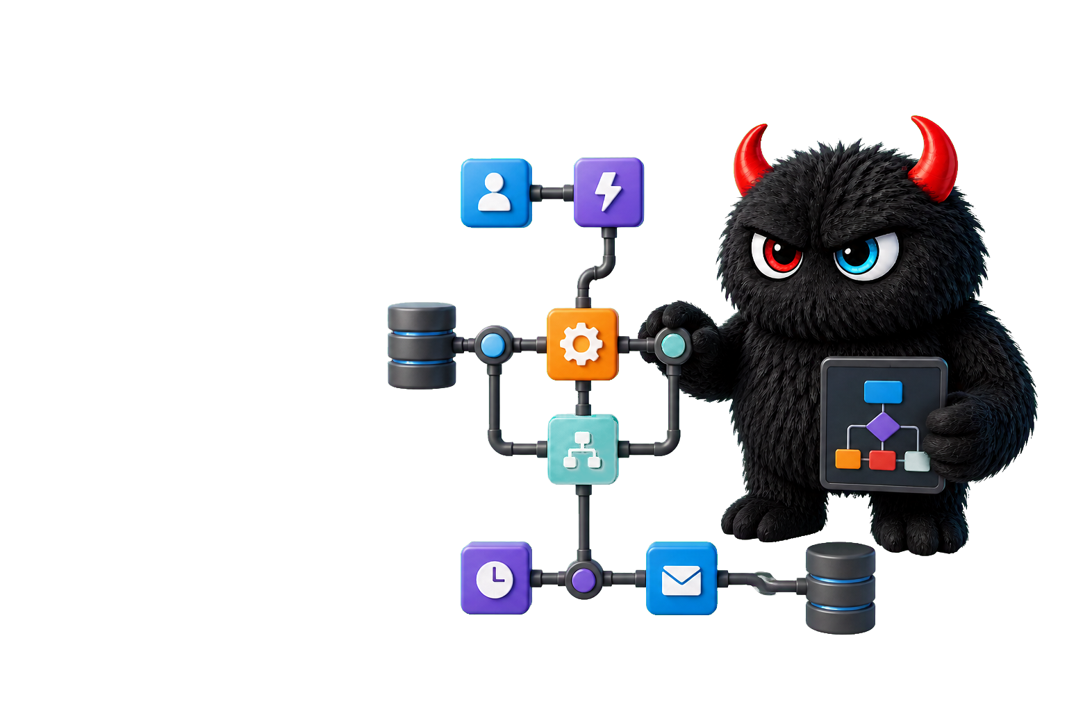 MMG monster illustrating Marketing Automation