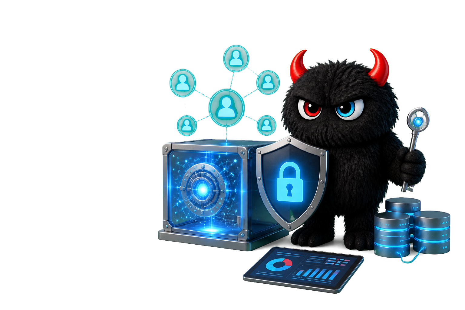 MMG monster illustrating Private AI Systems