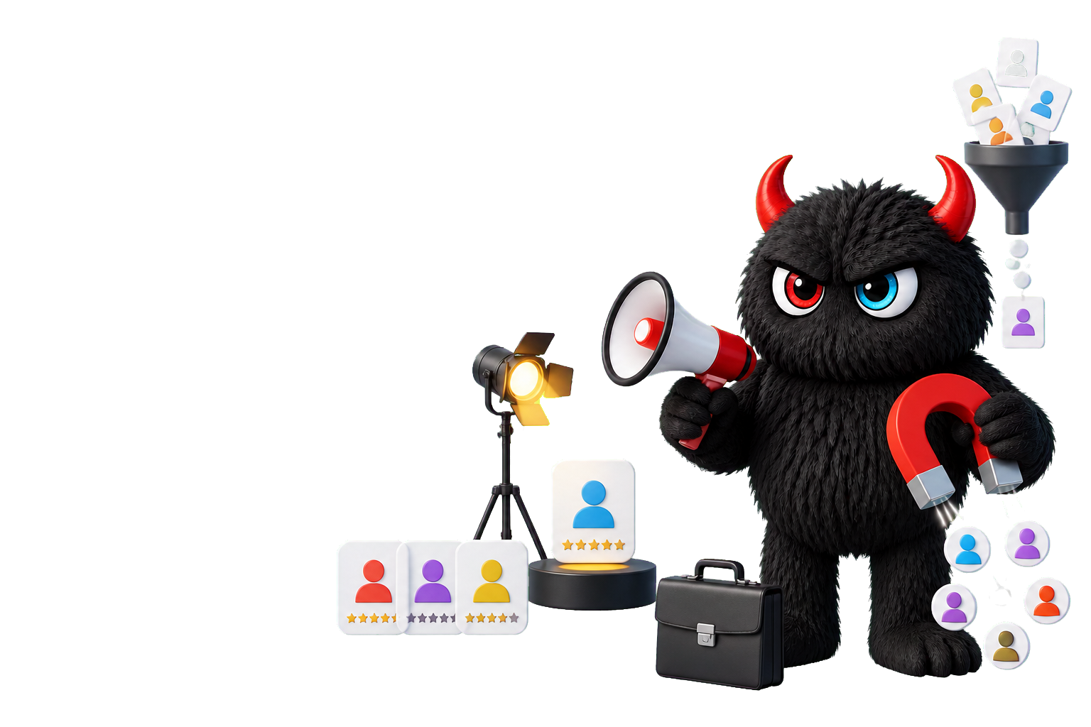 MMG monster illustrating Recruitment Marketing